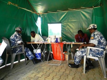 Testing Women and Men in Uniform at Kololo Airstrip